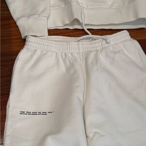 Pangaia White Sweat Set